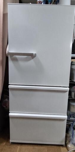 2020年11月購入 アクア 3ドア冷凍冷蔵庫 272L AQR-27J(W) 右開き