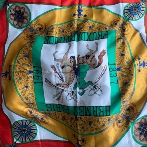 マルジェラ期 エルメス シルクアスコットタイ 2枚セット