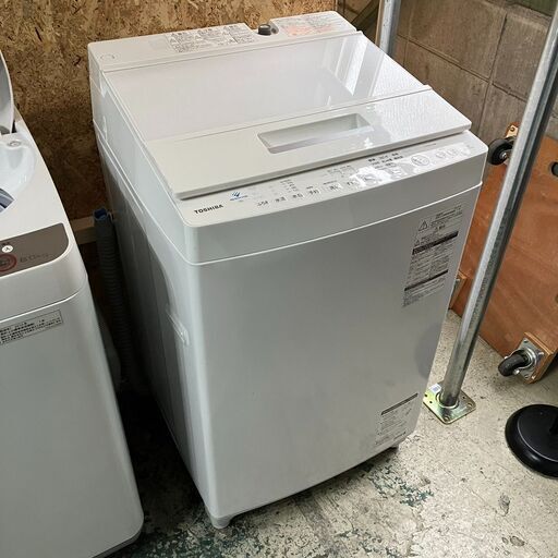 東芝 AW-7D7 TOSHIBA 7.0kg洗濯機 2019年製 静音 高級インバーター●E023G012
