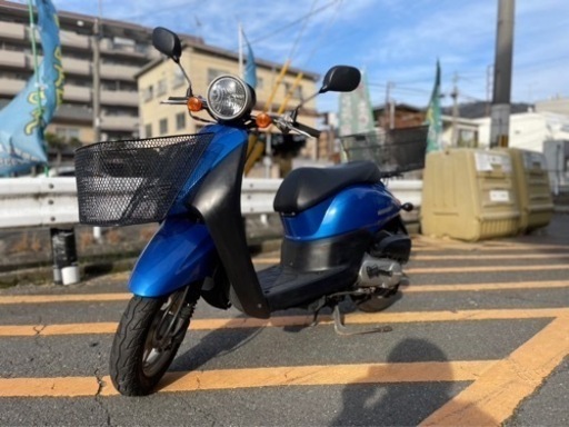 【前後カゴ付き❤️‍便利なトゥデイ入荷】AF67 トゥデイ　人気のブルー【配送•当日納車OK】