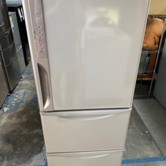 HITACHI 3ドア冷蔵庫 R-K270EV(T) 2015年製 265L 自動製氷機能付○