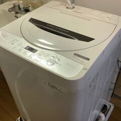 シャープ　全自動洗濯機　5.5Kg　2018年製