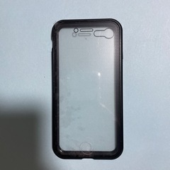 未使用品　iPhoneSE2/3用強化ガラスケース　マグネット