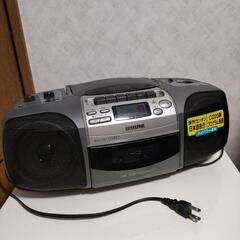 CD カセット　ラジオ　アイワ　ジャンク