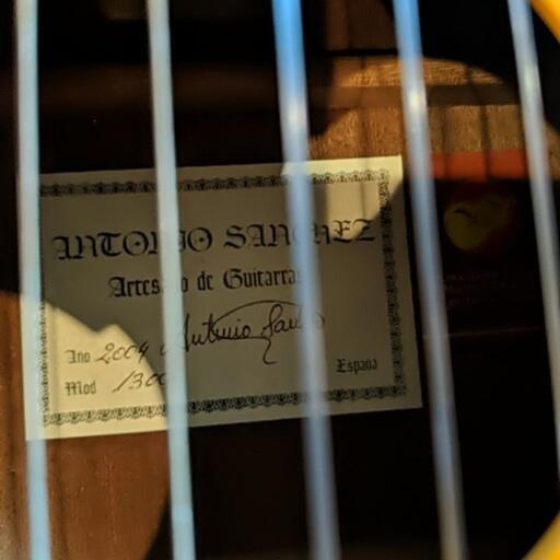 値下げしました！Antonio Sanchez 1300 スペイン製 クラシックギター アントニオ・サンチェス