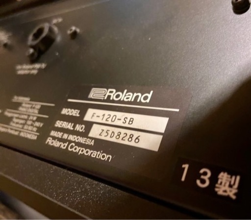 電子ピアノ F-120-SB 2013年製 Roland ローランド | justice.gouv.cd