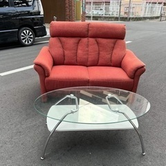㊗️激安🌸2人掛けソファセット🌸大阪市内配達設置無料🌸