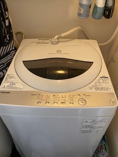 東芝　洗濯機　AW-5G6 (W) 5kg