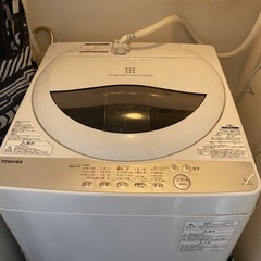 【ネット決済】東芝　洗濯機　AW-5G6 (W) 5kg