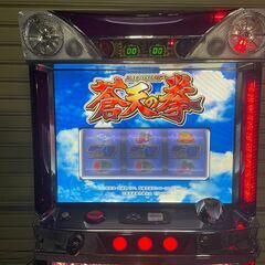 ☆ 動作〇 ☆ スロット 実機 Sammy 蒼天の拳 Z ドア/設定キー/ボリューム付