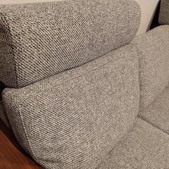 最終値下げ 配送可【美品】新品価格95万 柏木工 3Pソファ エレス ウォルナット ヘッドレスト