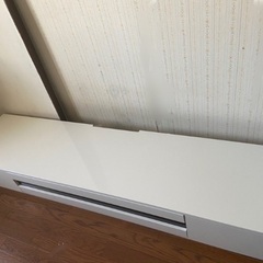 ホワイトテレビボード ローボード 白　約180cm