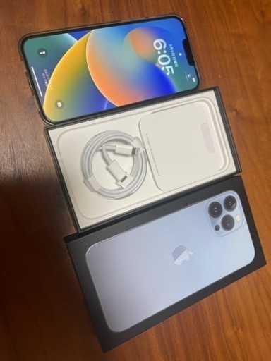 決定】iPhone 13 pro max 512GB シエラブルー SIMロック解除済 箱