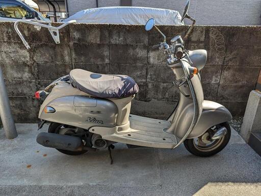 【決まりました】vino ヤマハ ビーノ 50cc 原付スクーター ボロいですが普通に乗れます(笑)