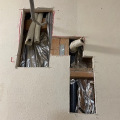 隠蔽配管エアコン工事、パイプ洗浄　20000円より