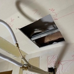 隠蔽配管エアコン工事、パイプ洗浄　20000円より