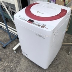 【リサイクルサービス八光】SHARP 7.0kg 全自動洗濯機 ES-KS70N-P
