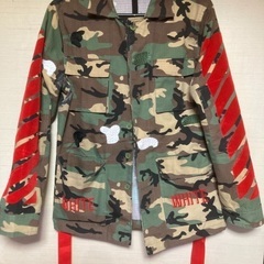 オフホワイト off-white カモフラジャケット