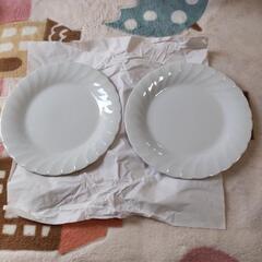 白いお皿2枚セット