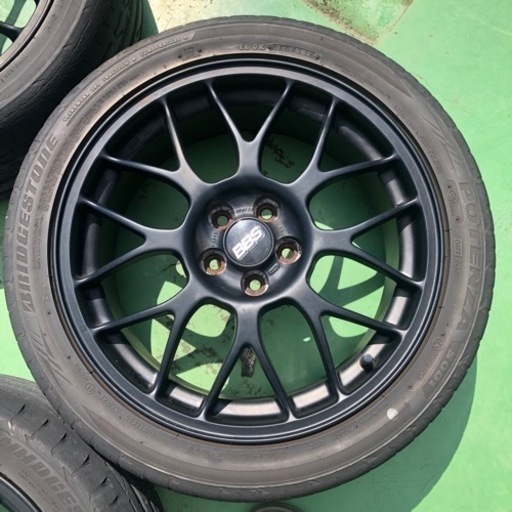 BBS 17インチ7J 100×5 STI