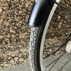 美品　クロスバイク　ロイロー A マットブラック 27型 外装7段変速