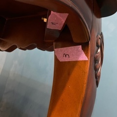 アンティーク朝　マホガニー　ダイニングテーブル