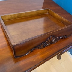 アンティーク朝　マホガニー　ダイニングテーブル