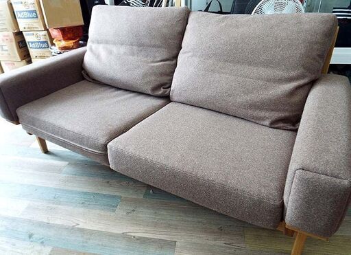 GREENCHI グリニッチ Newnormal Low Sofa 2シーター 二人掛けソファー オーク材 北欧家具