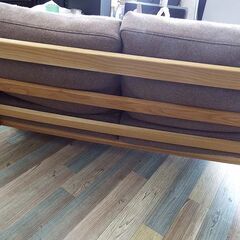 GREENCHI グリニッチ Newnormal Low Sofa 2シーター 二人掛けソファー オーク材 北欧家具