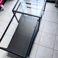 イケアIKEA ガラステーブルセット