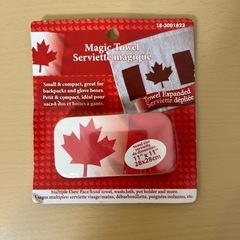 【お譲り先決まりました】新品　カナダ国旗柄　マジックタオル