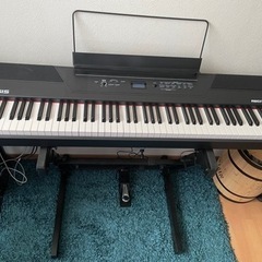 Alesis 電子ピアノ 88鍵盤 ウェイティッドハンマーアクシ...