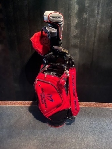 TaylorMade テーラーメイド キャディバッグ ゴルフバッグ 赤×黒