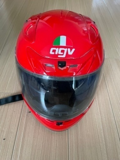 agv 赤ヘルメット　Sサイズ