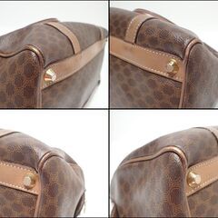 AB042 セリーヌ マカダム ハンドバッグ ボストンバッグ