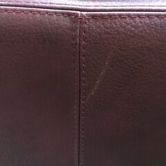 【愛品館八千代店】イタリア製　3人掛ソファ　総本革　ワインレッド