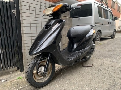 JOG(sa36j)前後タイヤ新品!軽整備済!便利なサイドスタンド付き