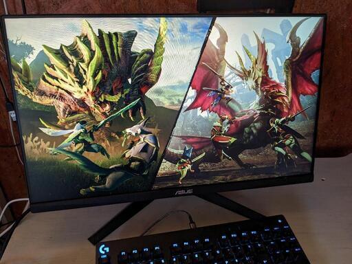 ASUS VG249 23.8型 液晶 ゲーミングモニター