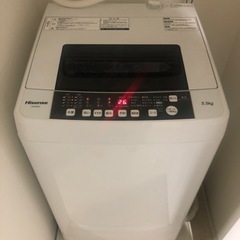 【ネット決済】Hisense 5.5kg 洗濯機 HW-E550...