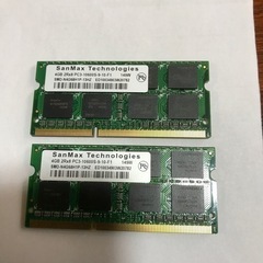 サンマックス　 P Cー3 4GB  2枚組　メモリー