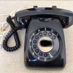 昭和レトロ（1966年 昭和41年）黒電話　600-A2
