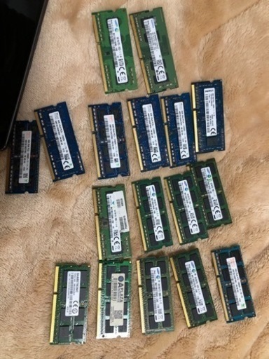 ノート用メモリ　4GB x 17枚