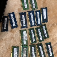 ノート用メモリ　4GB x 17枚