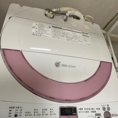 【値下げしました】シャープ製洗濯機6kg