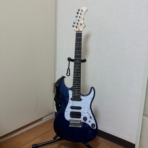 キッズエレキギター　ケーススタンド付き　アンプセット