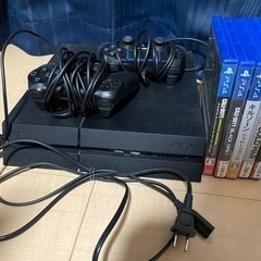 PS4 500GB コントローラー2個&ソフト5本付き