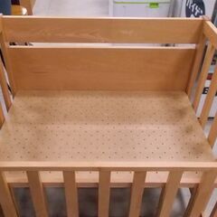 ベビーベッド 石崎家具 スリーピー ミニベッド&デスク 5way ナチュラル