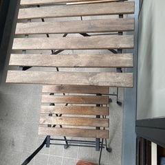 【無料】IKEAガーデニングテーブル&チェア(2脚)