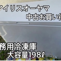 アイリスオーヤマ 業務用 冷凍庫 198ℓ 大容量 ノンフロン ...