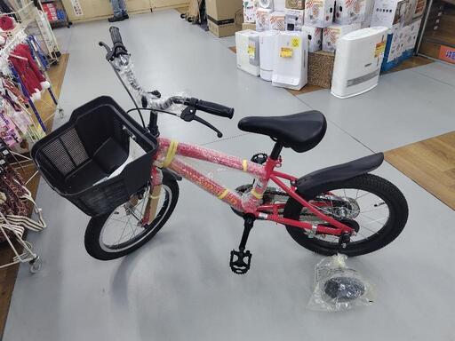 J039☆未使用☆子供自転車(補助輪付き)☆KIDS TEMPERED☆KDAC-B160BA-C